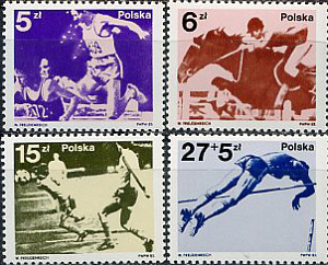 Польша, 1983, Олимпиада 1980, ЧМ 1982, 4 марки